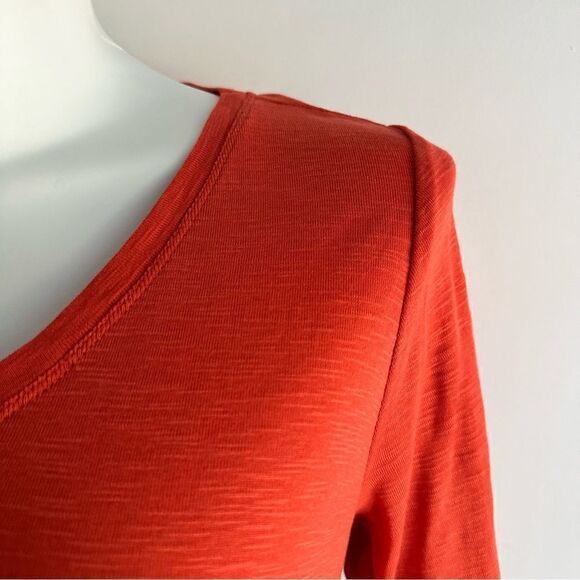 J. Jill Orange T-Shirt, Size Medium - Picture 3 of 7